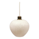 Suspension danoise en verre blanc laiteux ,années 1960.