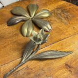 Cendrier fleur en bronze 
