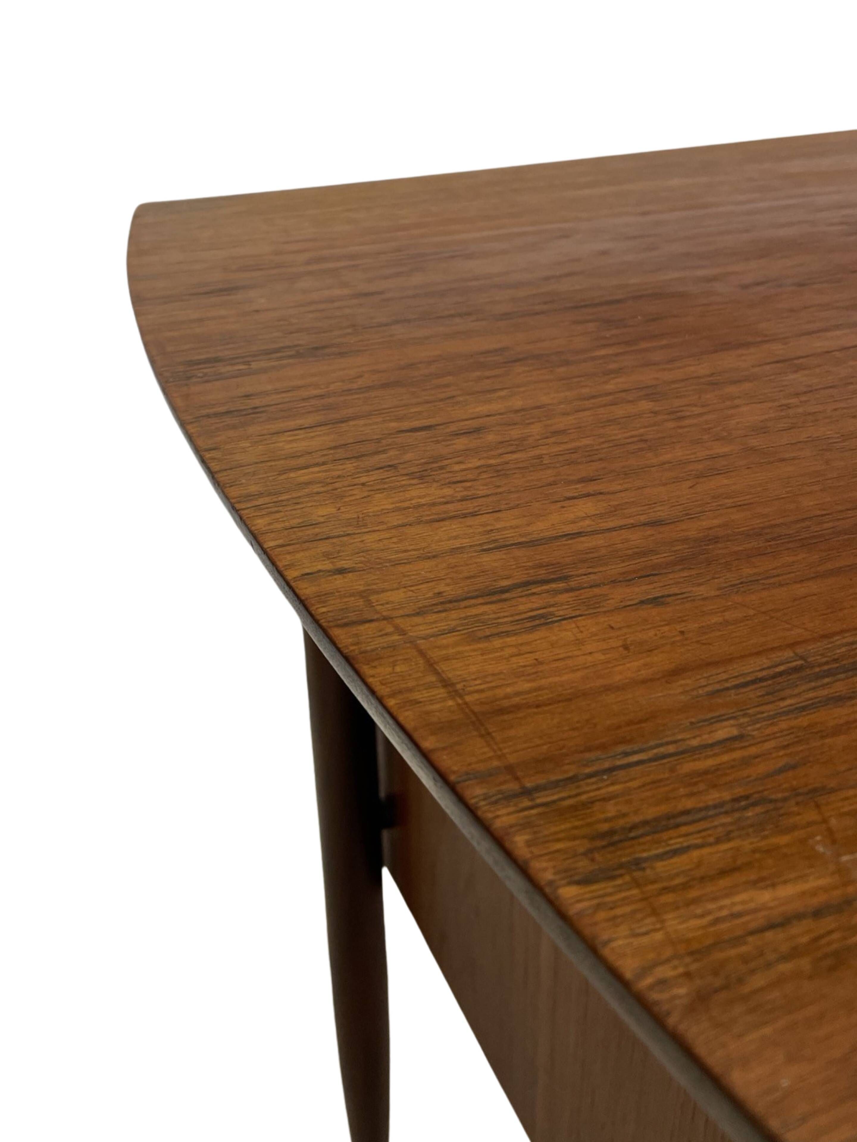 Bureau vintage en teck de Tijsseling pour Propos Hulmefa 1960