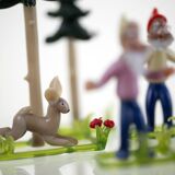 Vintage Glass Figurine Set, Jaroslav Brychta, 1930s–1940s