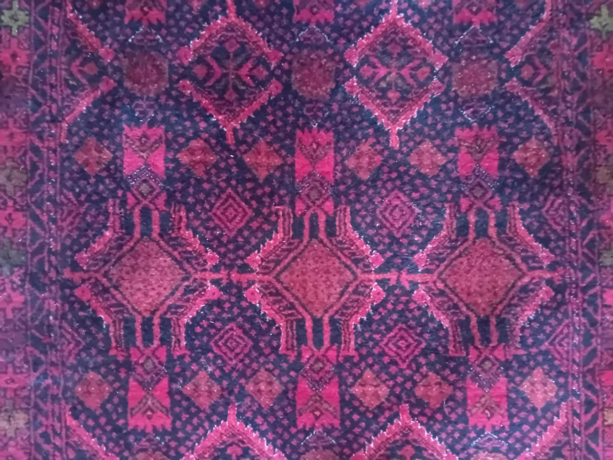 Handmade Persian Beluch Rug 198x105cm