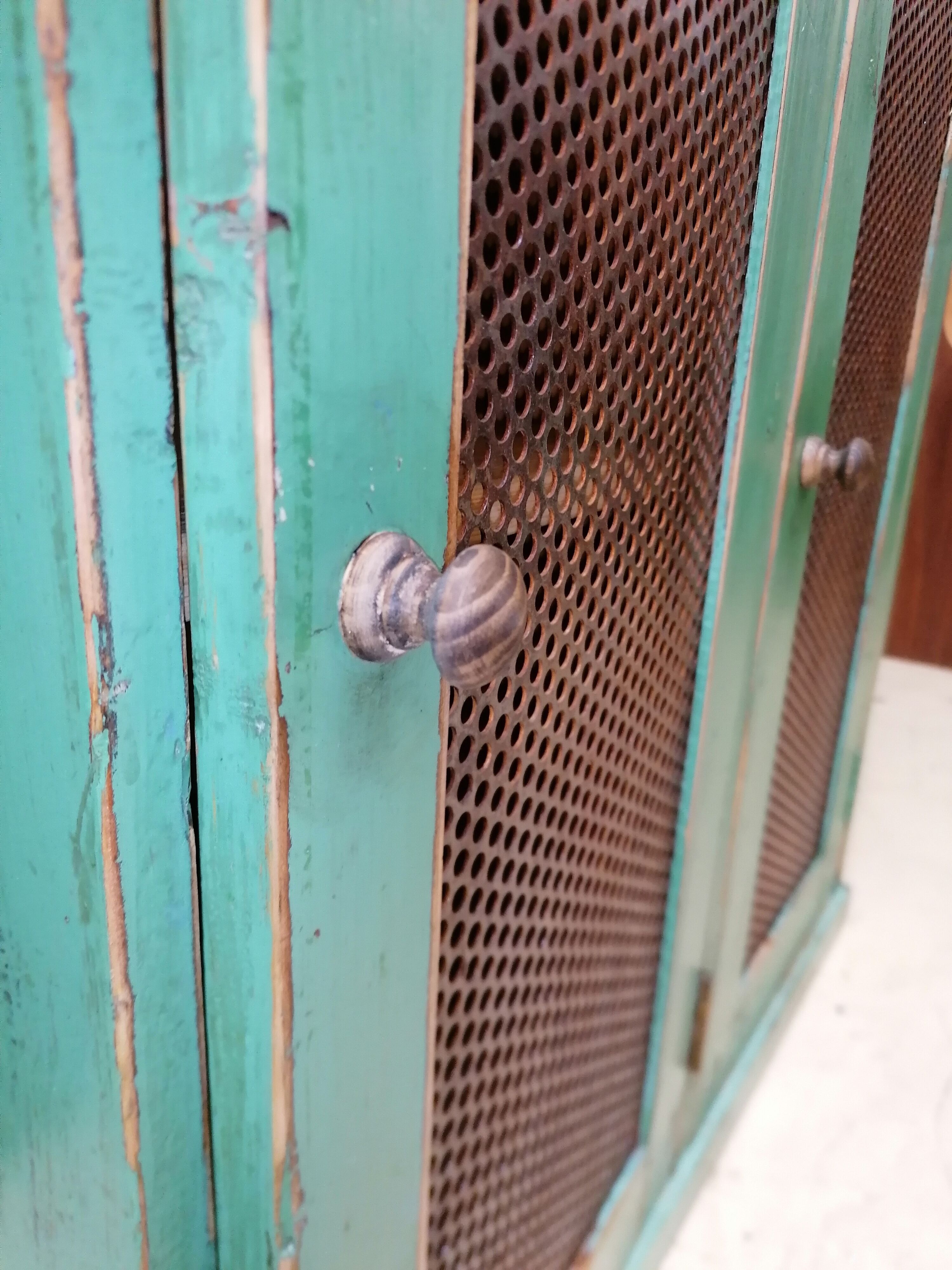 Garde manger en bois années 60