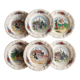 6 assiettes à dessert Obernai de Sarreguemines