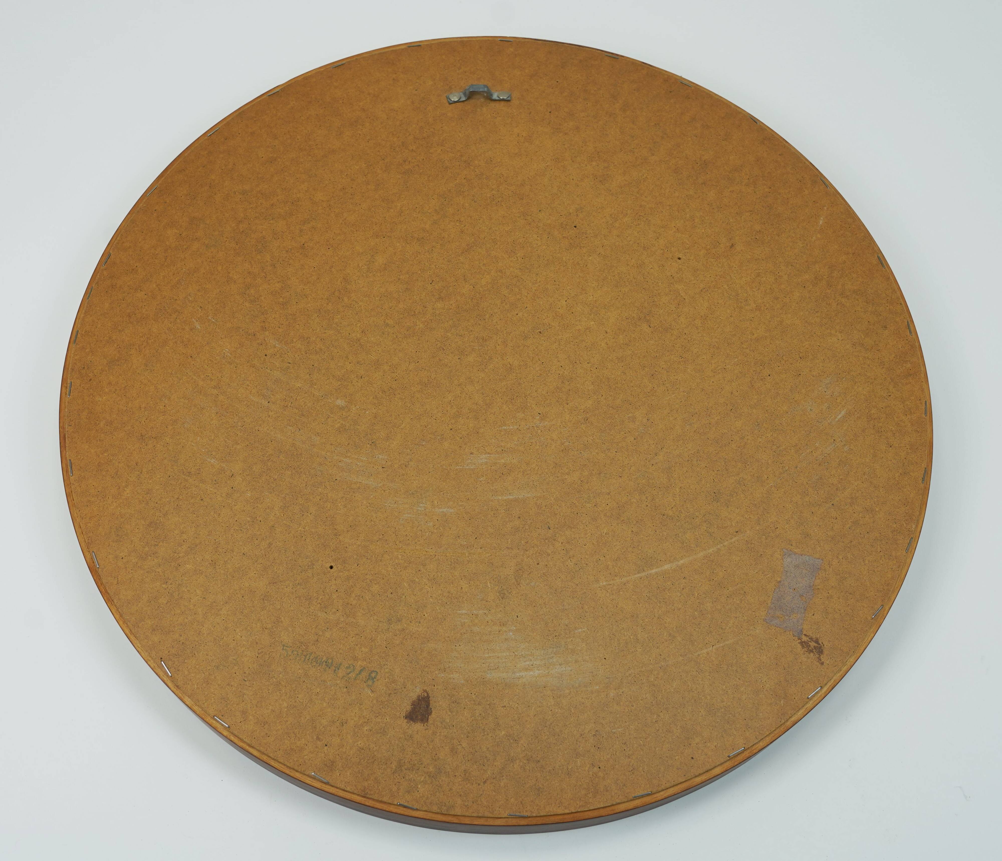 Large danish modern wall mirror with rosewood frame 1960s