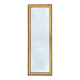 Large gold mirror 150 cm long classic style beaded frame