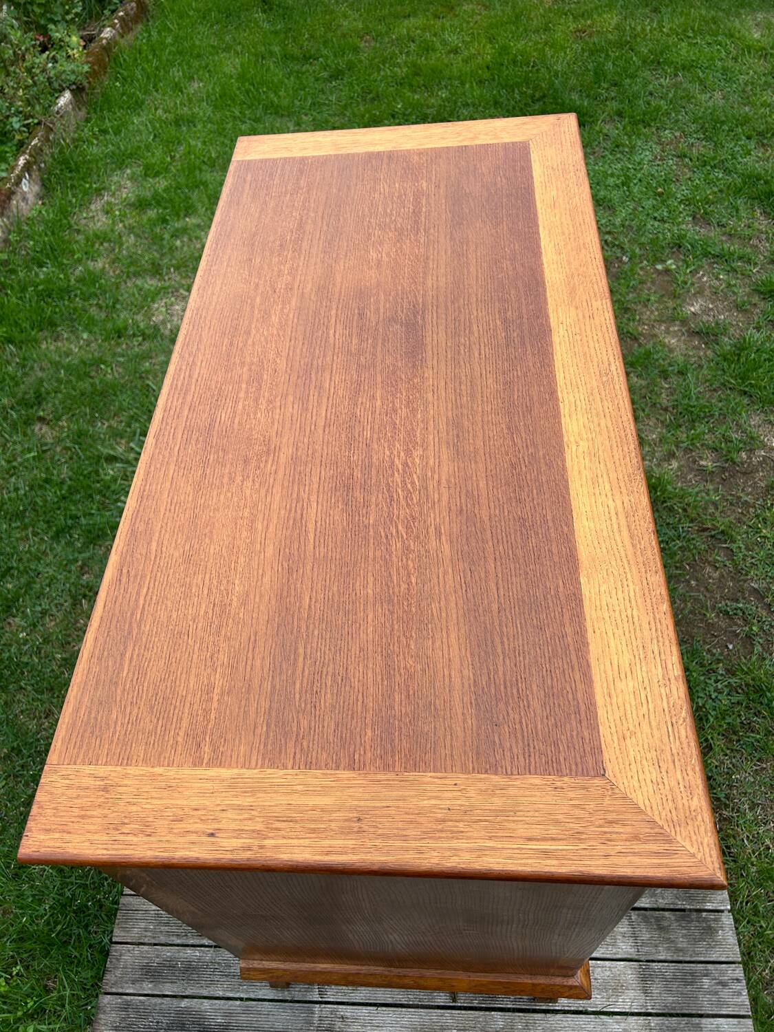 Vintage 1950s chest of drawers in gilded oak