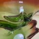 Large Murano crystal bowl from the 60s