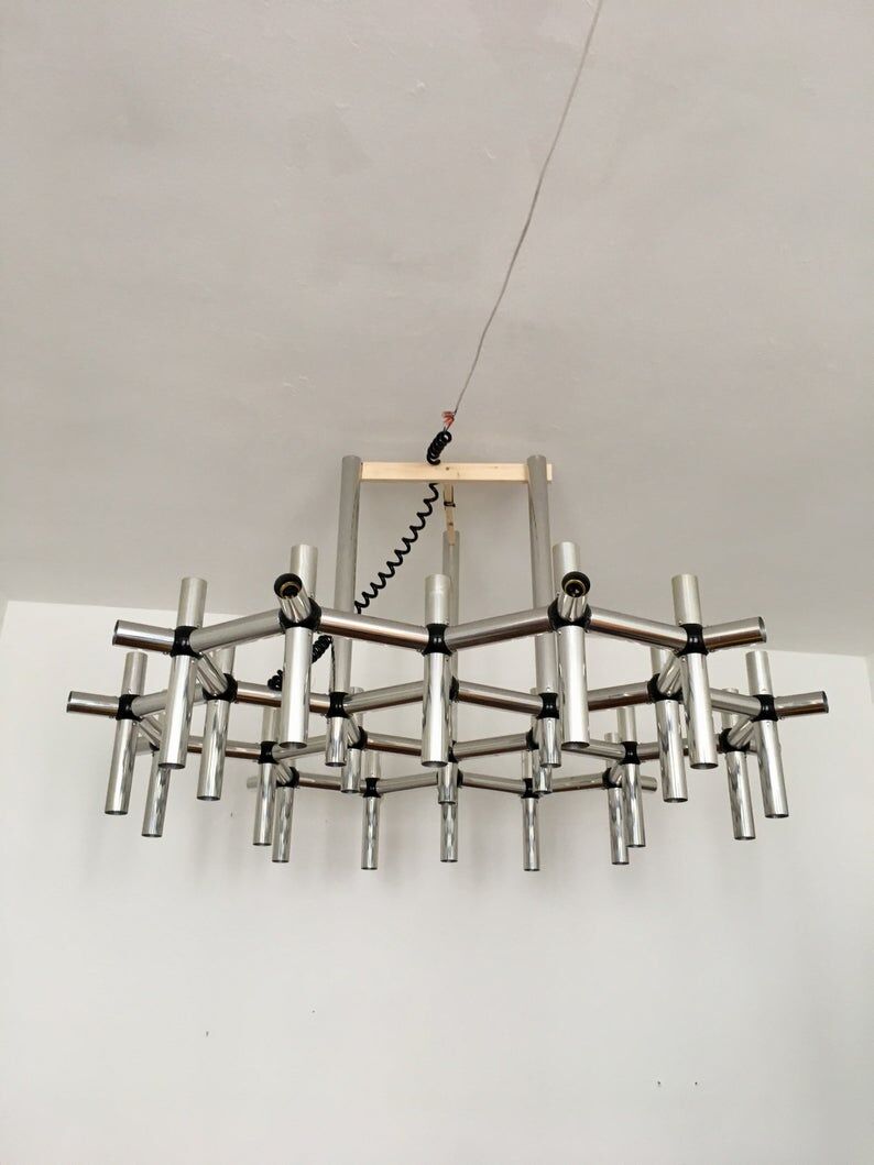 Atomic chandelier by Robert Haussmann for Swiss Lamps International
