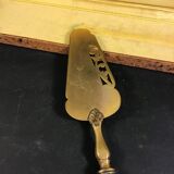 Silver metal pie shovel
