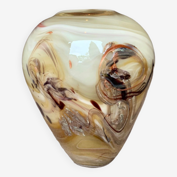Blown glass vase