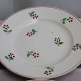 Set of 6 ceramic dessert plates