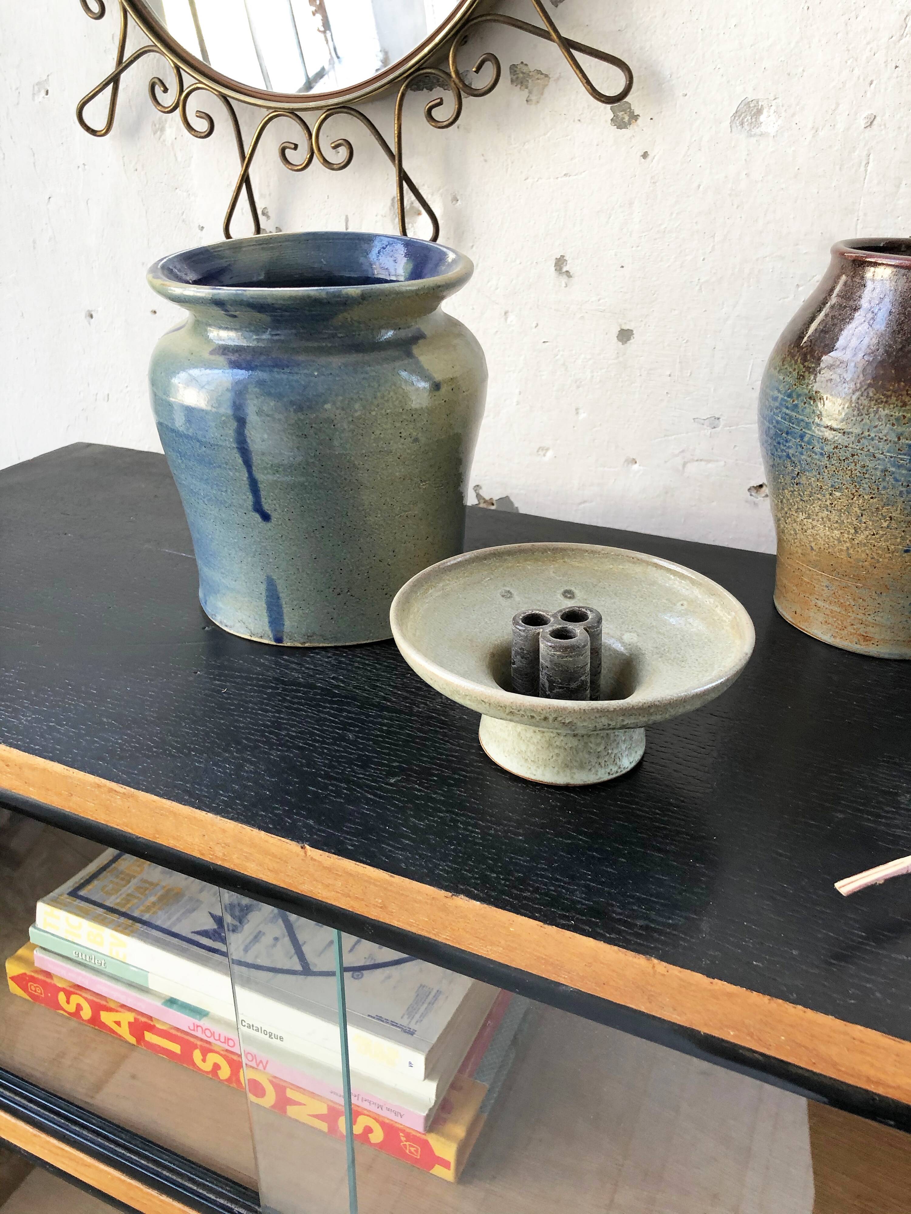 Scandinavian ceramic candlestick