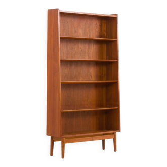 Johannes Sorth teak bookcase, Bornholm, Denmark 1960