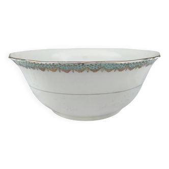 Longwy France earthenware salad bowl, Trianon model
