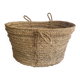 XXL woven straw basket