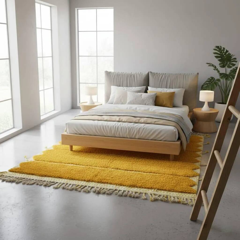 Unique handmade Berber rug 2.5x1.5 m