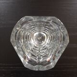 Art deco vase made of faceted glass