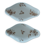 Porcelain bowls Ax Jullien Vierzon