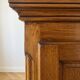 Antique oak bonnetière