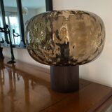 Amber globe laying lamp