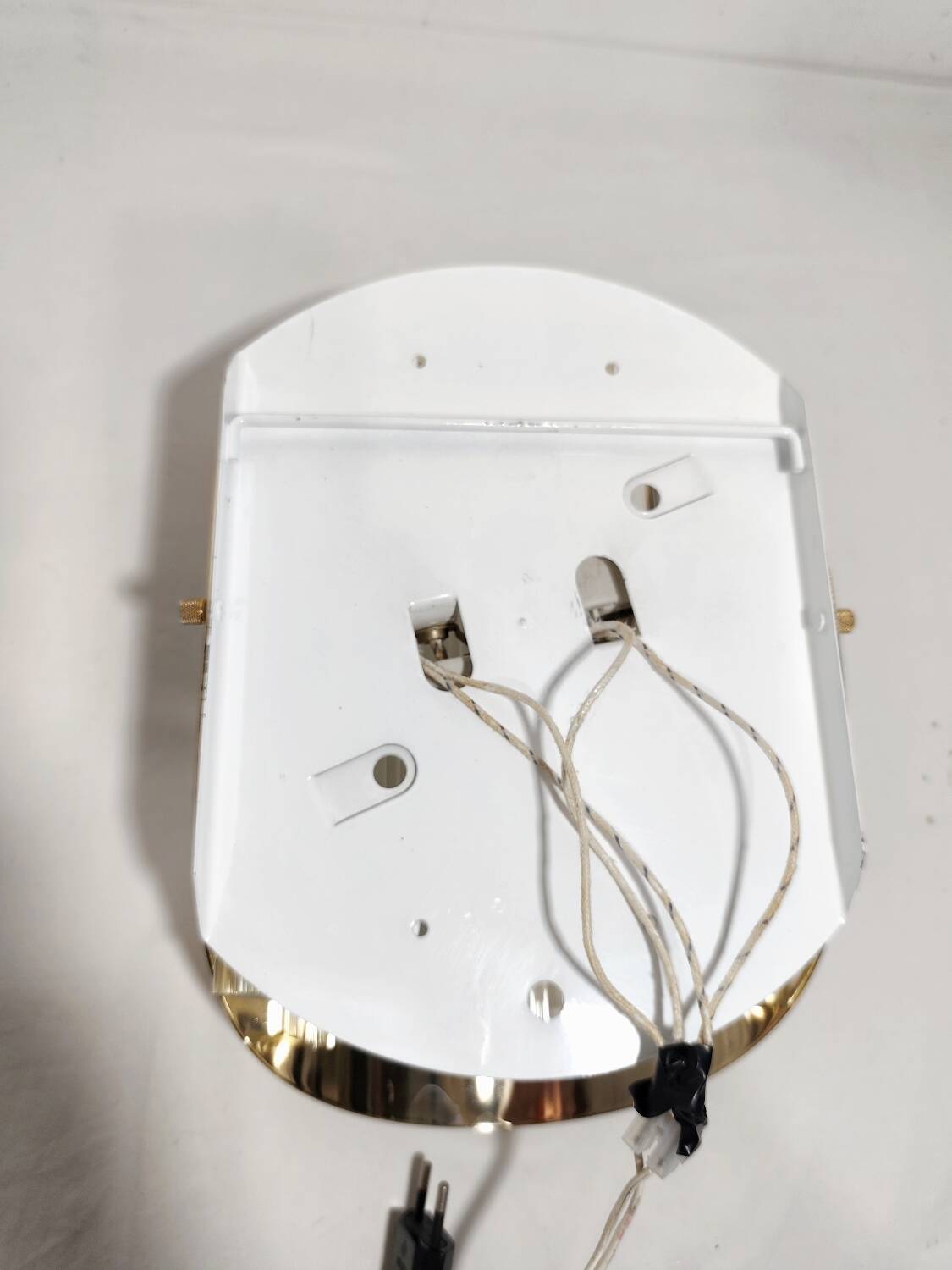 Aplique de pared de cristales. Italia, 1980s.