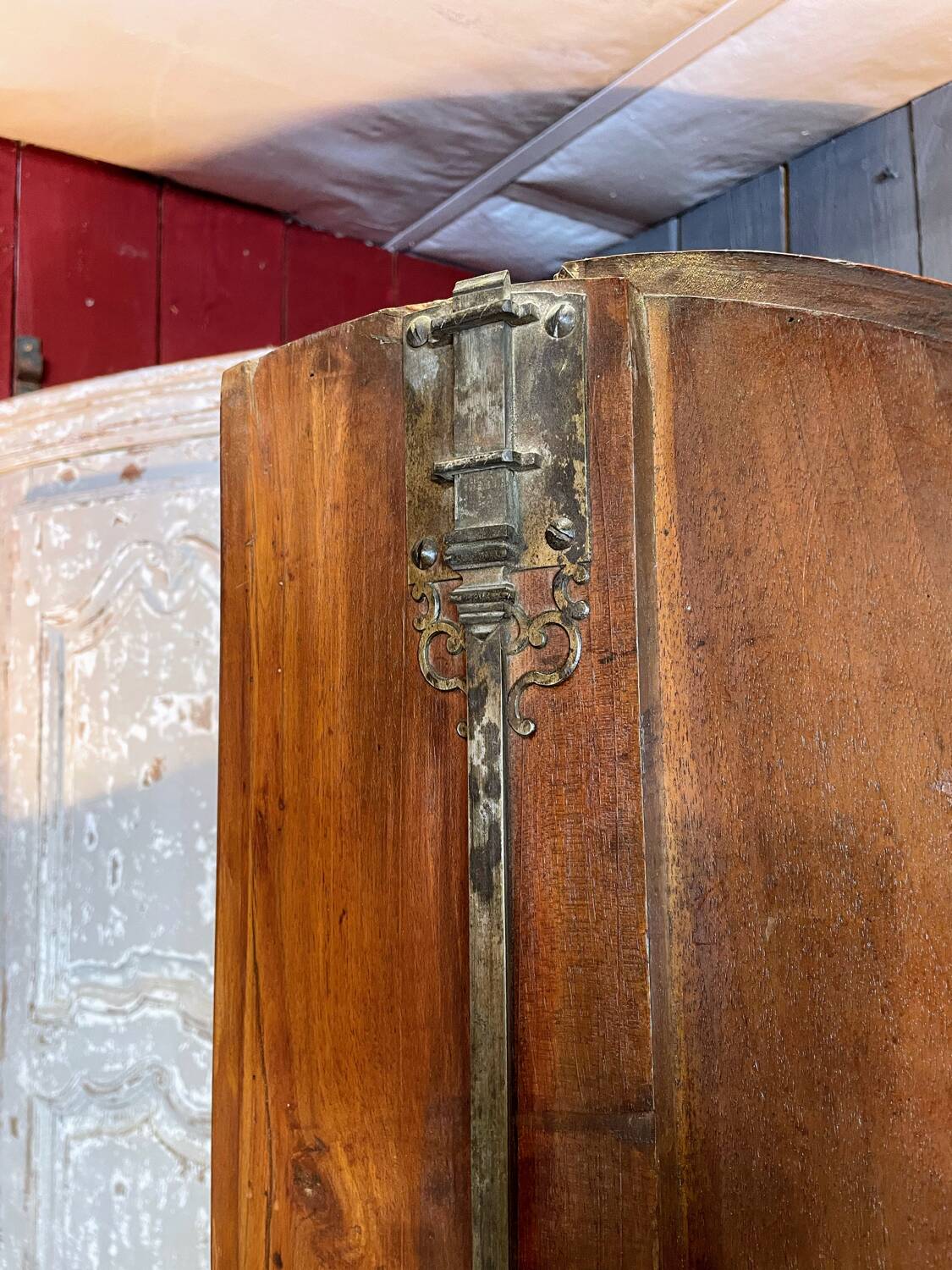 18th century walnut wardrobe