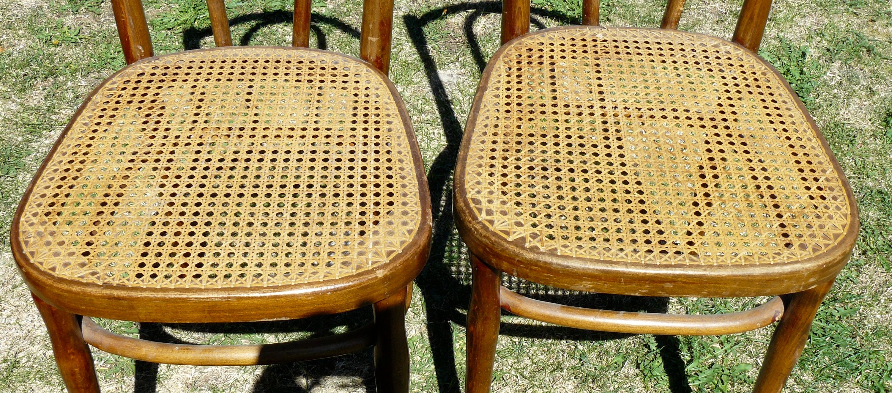 Pair of bistrots chairs J&J Khon