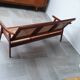Teak bench sofa and cannage