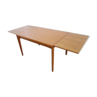Danish teak dining table by Henning Kjaernulf 1960s