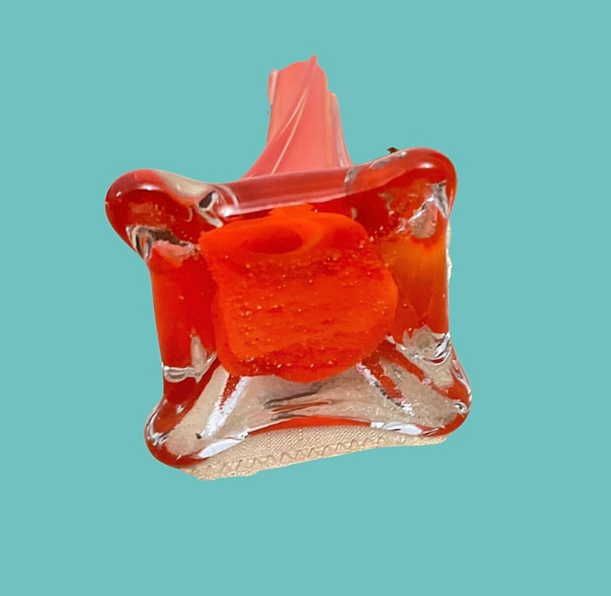 Murano glass soliflore vase