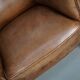 Vintage Dutch cognac coloured leather club chair