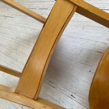 12 80s beech chairs