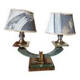 Lampe de bureau art déco style Adnet