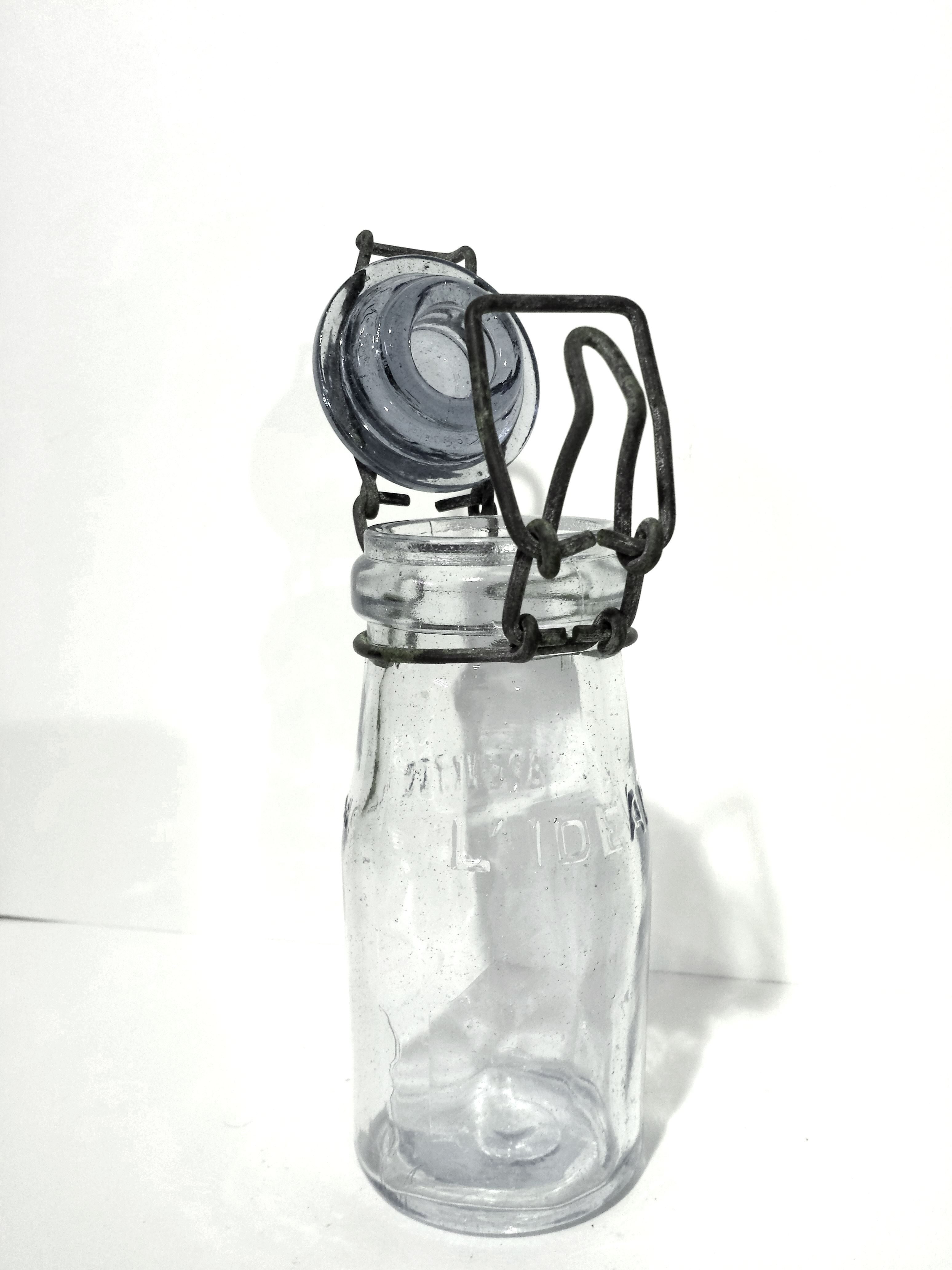 Ideal 25 cl glass jar, engraved glass cap