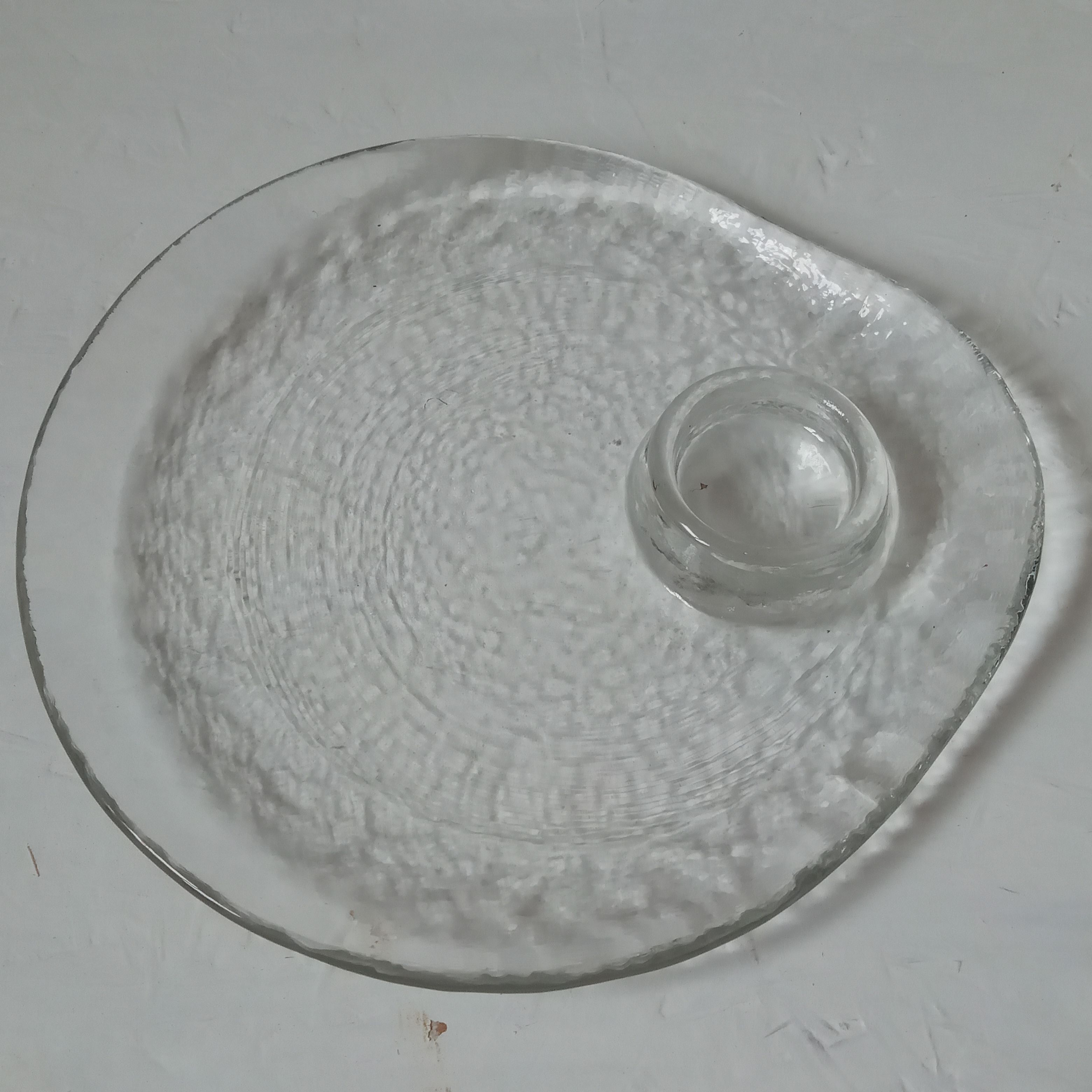 Pukeberg Blown Glass Scandinavian Cockroach Plates