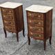 Pair of bedside tables / chest of drawers Vintage Louis XV style chest of drawers