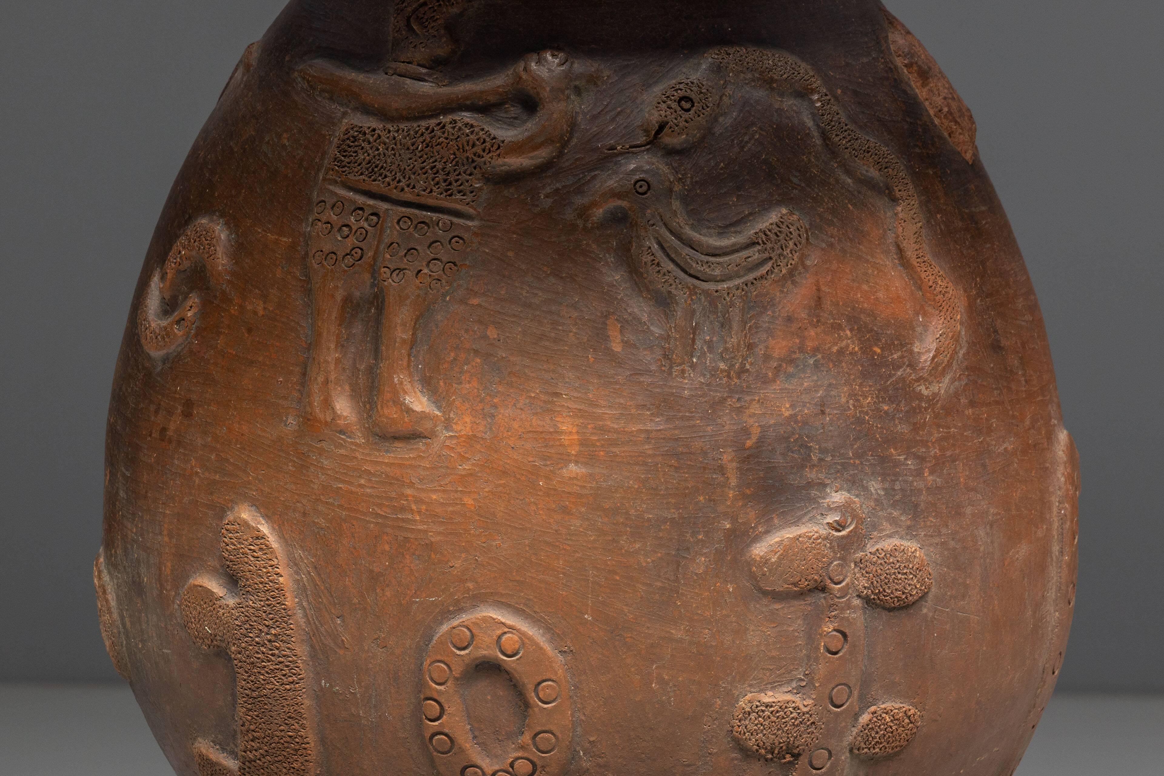 Handcrafted ceramic table lamps, France, 20th century
