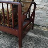 Fauteuil Morris repose pieds rétractable