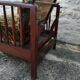 Morris armchair retractable footrest