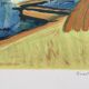 Pont-Aven. Lithograph by Pierre GUASTALLA 1891-1968