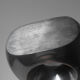 Ensemble de vases hauts en aluminium poli avec découpes circulaires