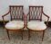 Paire de fauteuils art nouveau en acajou