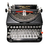 Typewriter Remington model 5T black usa revised ribbon new