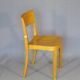 4 bistro chairs, around 1960, by Horgen Glarus - Switzerland - golden oak finish.