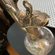Carafe argent vermeil raisins