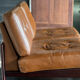 Scandinavian leather sofa