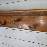 Wooden coat rack, 7 hooks
