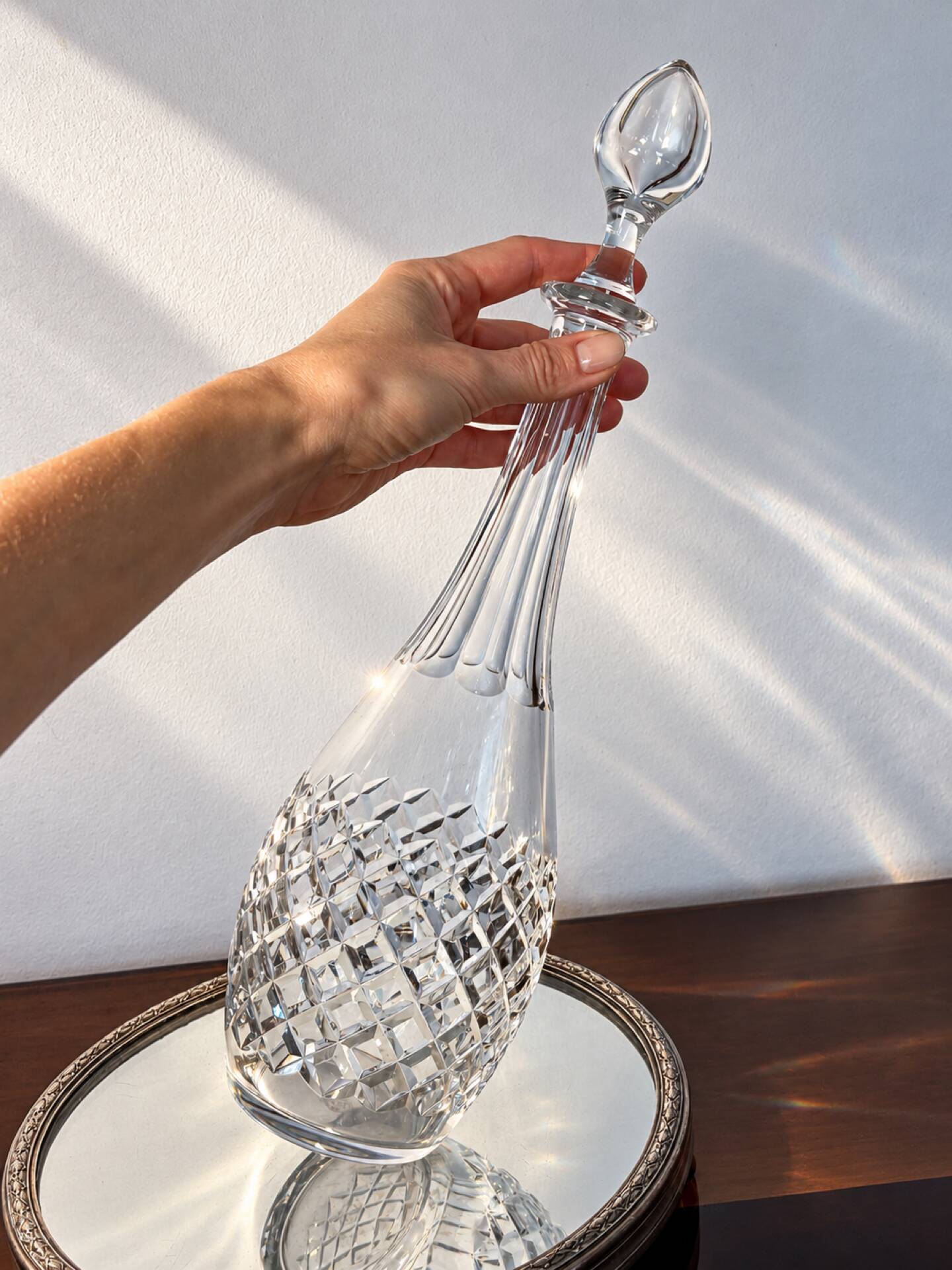 Carafe Cristal Burgos Baccarat signed