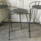Stools model "lune d'argent" by Pascal Mourgue Fermob edition 1980