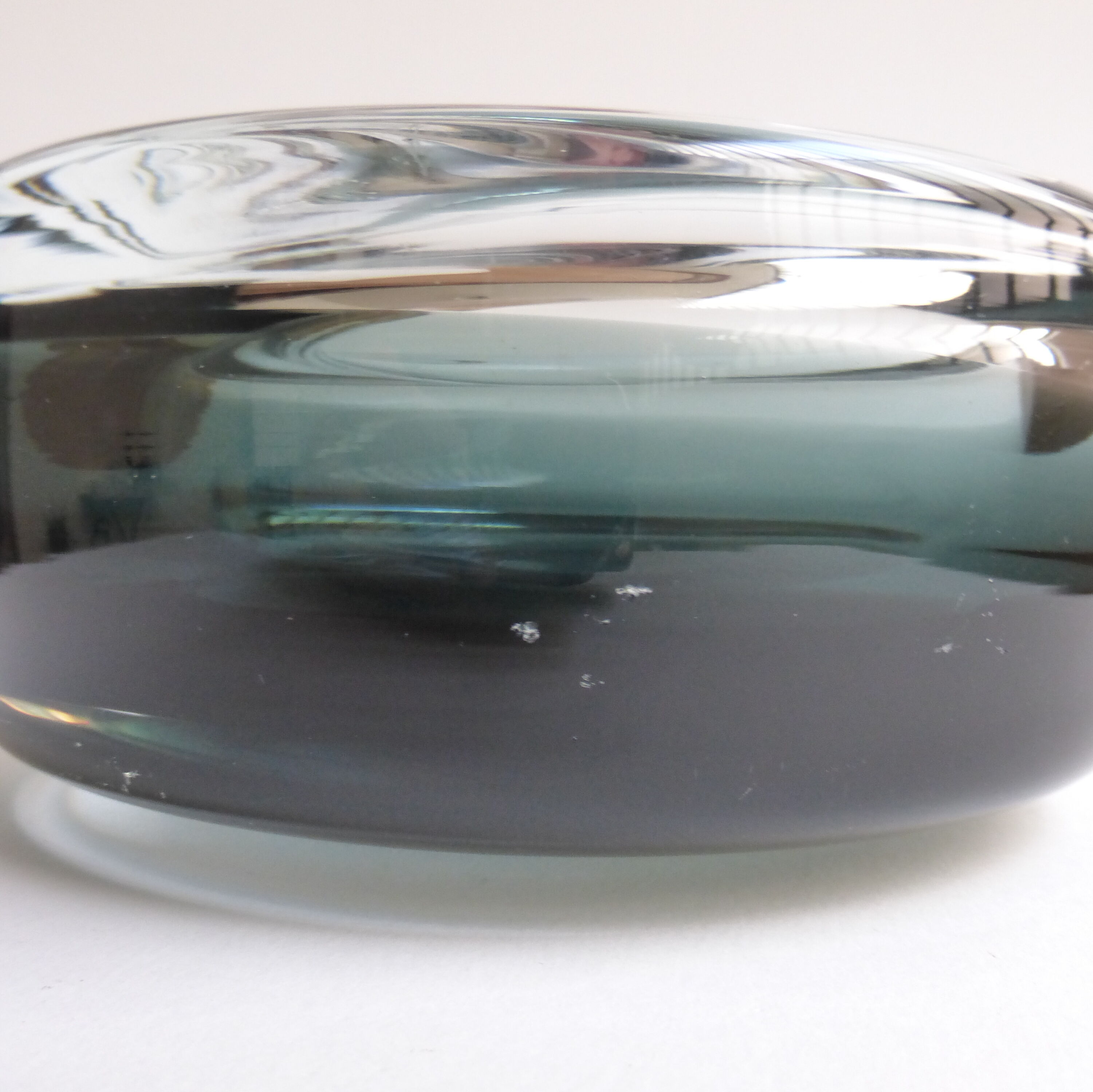 Scandinavian double-layered glass ashtray Per Lütken, 1960's